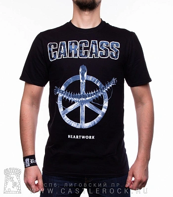 футболка carcass "heartwork"