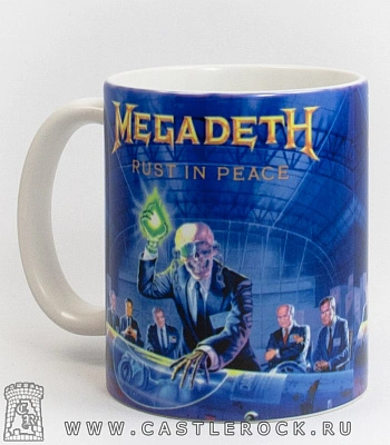 кружка megadeth "rust in peace"