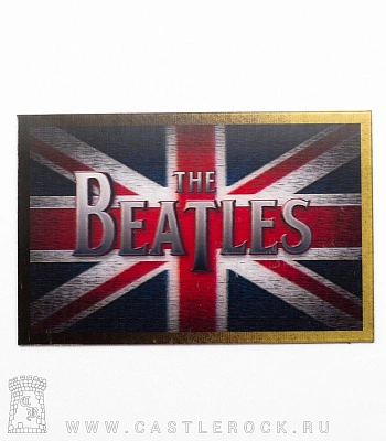 магнит прямоугольный 3d beatles (флаг, голограмма)