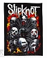 нашивка на спину slipknot (маски в пламени)