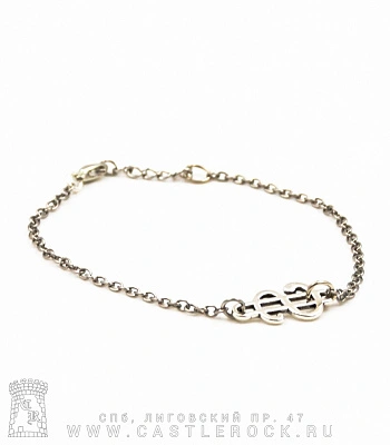 браслет на цепочке доллар