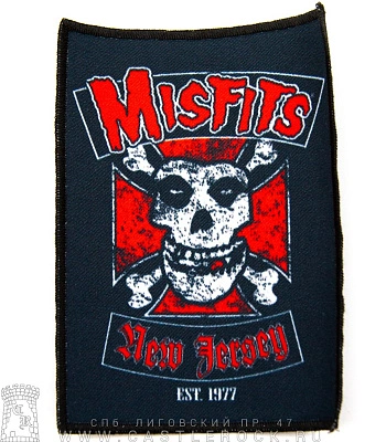 нашивка misfits "new jersey est.1977"