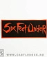 нашивка six feet under (лого красное)