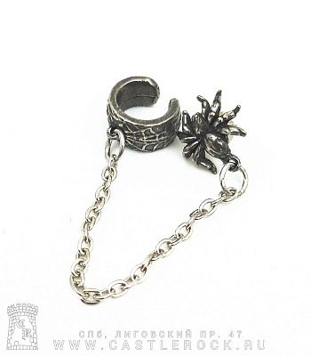 серьга кафф alchemy gothic (алхимия готик) e193 nidus