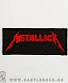 нашивка metallica (лого красное, вышивка)