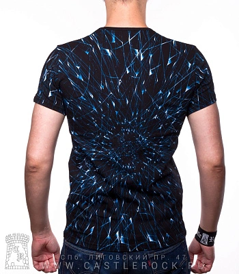 футболка кибер паук (полноформат, светится)