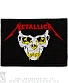 нашивка metallica (череп, вышивка)