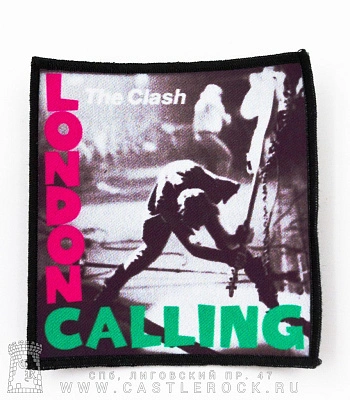 нашивка clash "london calling"
