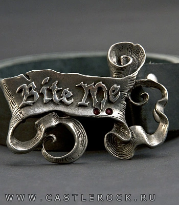 пряжка alchemy gothic (алхимия готик) b87 bite me