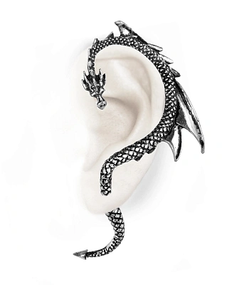 серьга кафф alchemy gothic (алхимия готик) e274l the dragon's lure