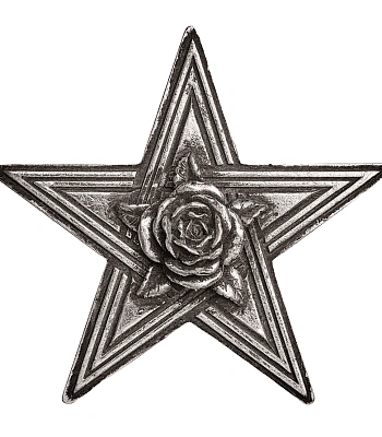 шкатулка пентаграмма с розой