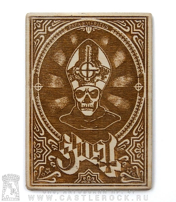 магнит деревянный ghost