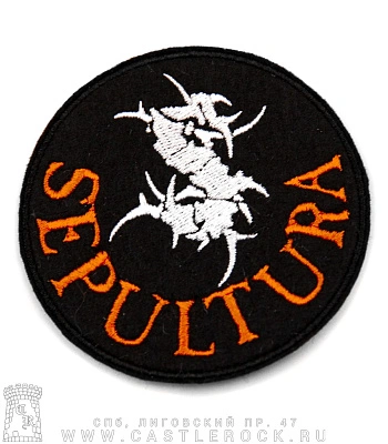 нашивка sepultura (лого, вышивка)