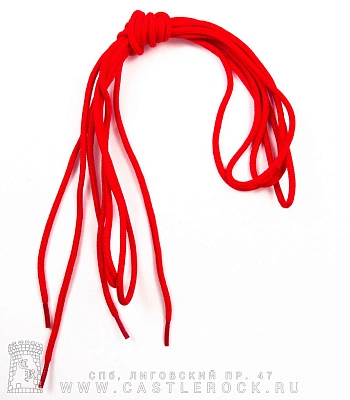шнурки красные (круглое сечение)