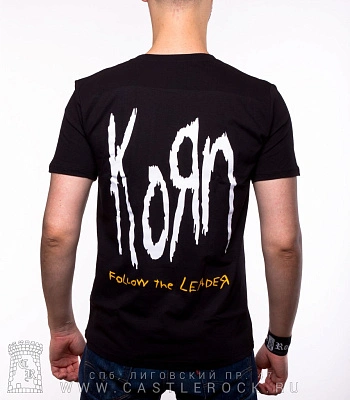 футболка korn "follow the leader"