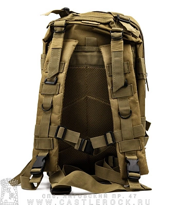 рюкзак тактический походный с контактной лентой (оливковый)