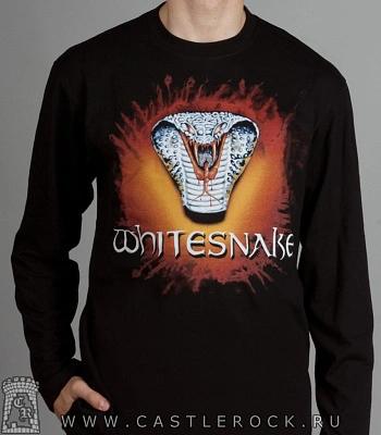футболка whitesnake (кобра) д/р