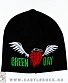 шапка с вышивкой green day
