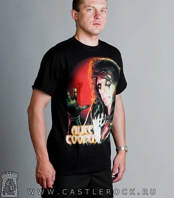 футболка alice cooper (принт цветной)