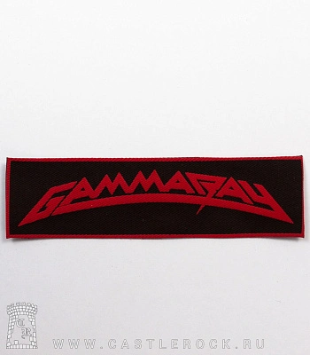 нашивка gamma ray (лого красное)