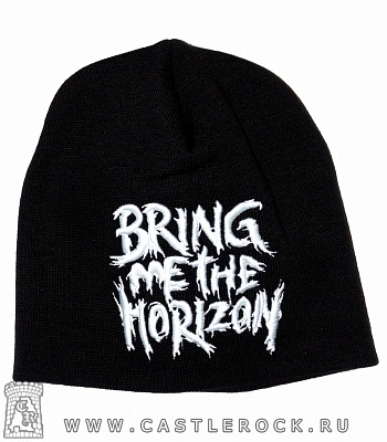 шапка с вышивкой bring me the horizon (надпись)