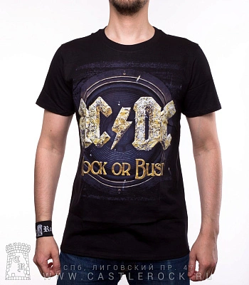 футболка ac/dc "rock or bust in rock we trust"