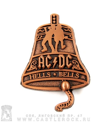 значок цанга ac/dc "hell's bells" (3d)