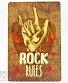 табличка rock rules