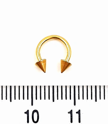 Циркуляр Сталь с Шипами Золотистый 1,2 х 6 х 3/3