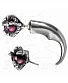 серьга alchemy gothic (алхимия готик) e325 dragon orb claw
