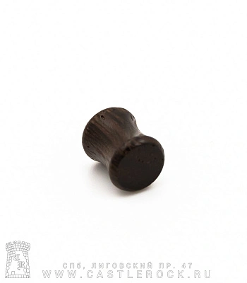 Плаг Дерево Коричневый (темный) 8 мм