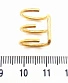 Кафф Сталь Золотистый 3 Витка 1,6 х 10