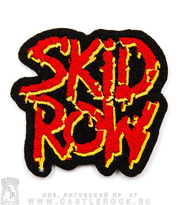 нашивка skid row (вышивка)
