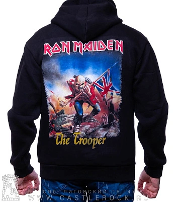 балахон iron maiden "the trooper" (принт сзади)