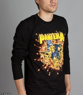 футболка pantera (черепа) д/р