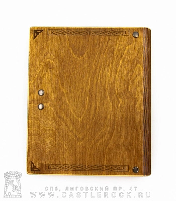 блокнот с разъемными кольцами вегвизир компас викингов в руническом круге