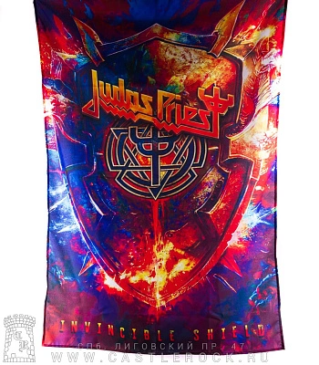 постер тканевый judas priest "invincible shield"