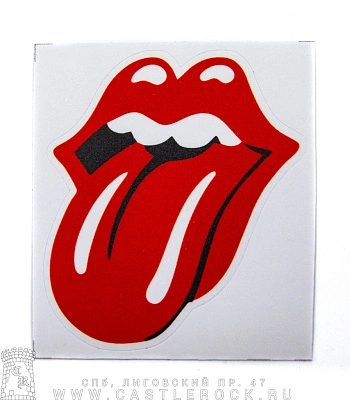 наклейка виниловая rolling stones (лого)