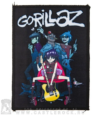 нашивка gorillaz