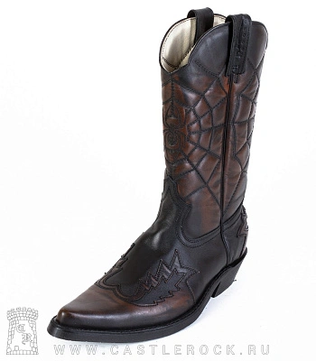 сапоги казак "паук" арт.511005 кофе сапоги казак "паук" арт.511005 кофе