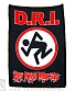нашивка dirty rotten imbeciles (d.r.i.)
