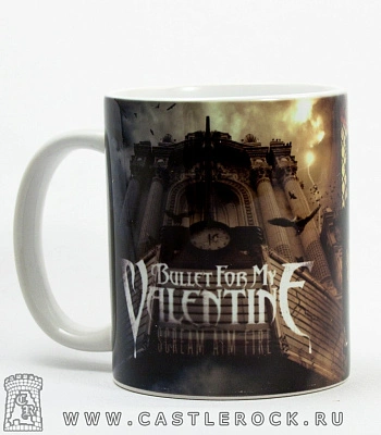 кружка bullet for my valentine (желтый фон)