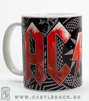 кружка ac/dc "black ice" (лого)