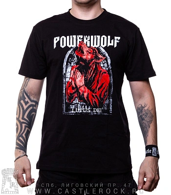 футболка powerwolf "lupus dei"