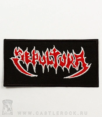 нашивка термо sepultura (лого, вышивка)