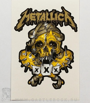 наклейка metallica "xxx"