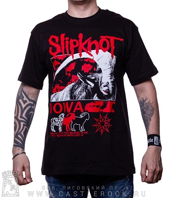 футболка slipknot "iowa" (козел)