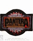 нашивка pantera "cowboys from hell" (пильный диск, вышивка)