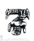 значок цанга metallica (демон)