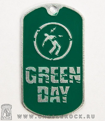 жетон green day (зеленый)